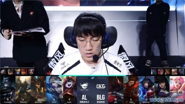 BLG赢得败决优先选边权