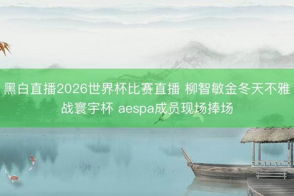 黑白直播2026世界杯比赛直播 柳智敏金冬天不雅战寰宇杯 aespa成员现场捧场