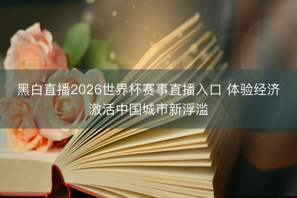 黑白直播2026世界杯赛事直播入口 体验经济激活中国城市新浮滥